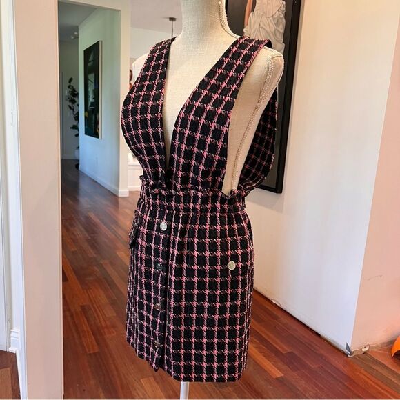 Maje Check strapless dress - Picture 10 of 11